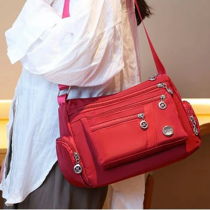 Bolso impermeable de nailon para mujer, bandoleras para mujer, bolso de hombro de viaje de gran capacidad, bolsos informales de alta calidad