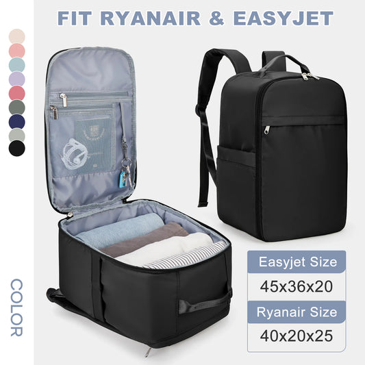 Ryanair travel backpack laptop bag cabin bag easyjet 40x20x25 45x36x20 for men women