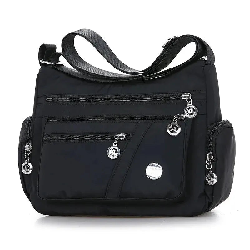 Bolso impermeable de nailon para mujer, bandoleras para mujer, bolso de hombro de viaje de gran capacidad, bolsos informales de alta calidad