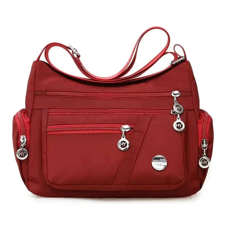 Bolso impermeable de nailon para mujer, bandoleras para mujer, bolso de hombro de viaje de gran capacidad, bolsos informales de alta calidad