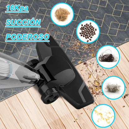 Aspirateur balai filaire 2 en 1 Aspirateur balai léger sans sac pour poils d'animaux Sol dur Maison