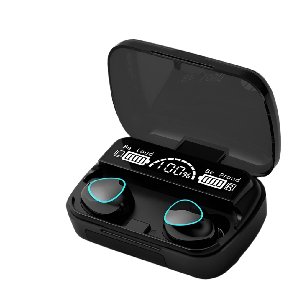 Auriculares inalámbricos  3500mAh TWS con Bluetooth, cancelación de ruido, estéreo, pantalla LED, deportivos, con micrófono