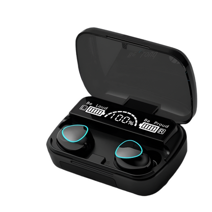 Auriculares inalámbricos  3500mAh TWS con Bluetooth, cancelación de ruido, estéreo, pantalla LED, deportivos, con micrófono