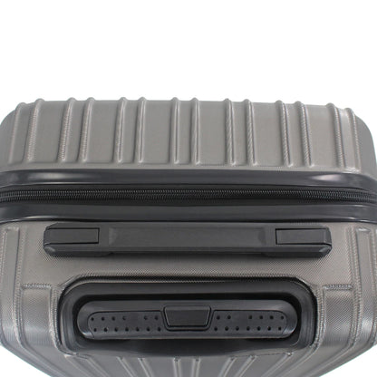 Maleta Avión Equipaje de Mano Viaje Cabina Trolley ABS Rígida 4 Ruedas Maleta de cabina rigida con asa telescopica 55x35x20CM