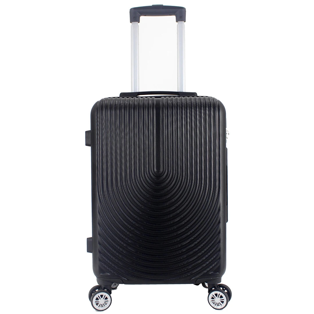 Maleta Avión Equipaje de Mano Viaje Cabina Trolley ABS Rígida 4 Ruedas Maleta de cabina rigida con asa telescopica 55x35x20CM