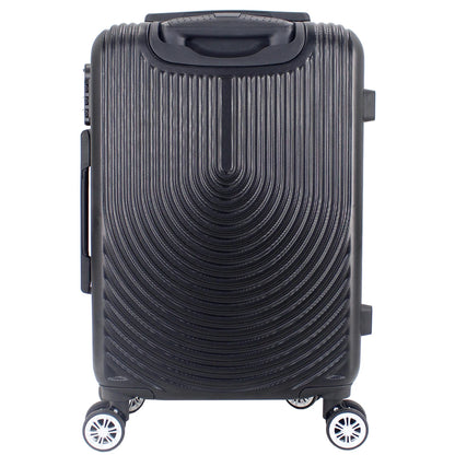 Maleta Avión Equipaje de Mano Viaje Cabina Trolley ABS Rígida 4 Ruedas Maleta de cabina rigida con asa telescopica 55x35x20CM