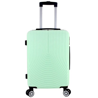 Maleta Avión Equipaje de Mano Viaje Cabina Trolley ABS Rígida 4 Ruedas Maleta de cabina rigida con asa telescopica 55x35x20CM