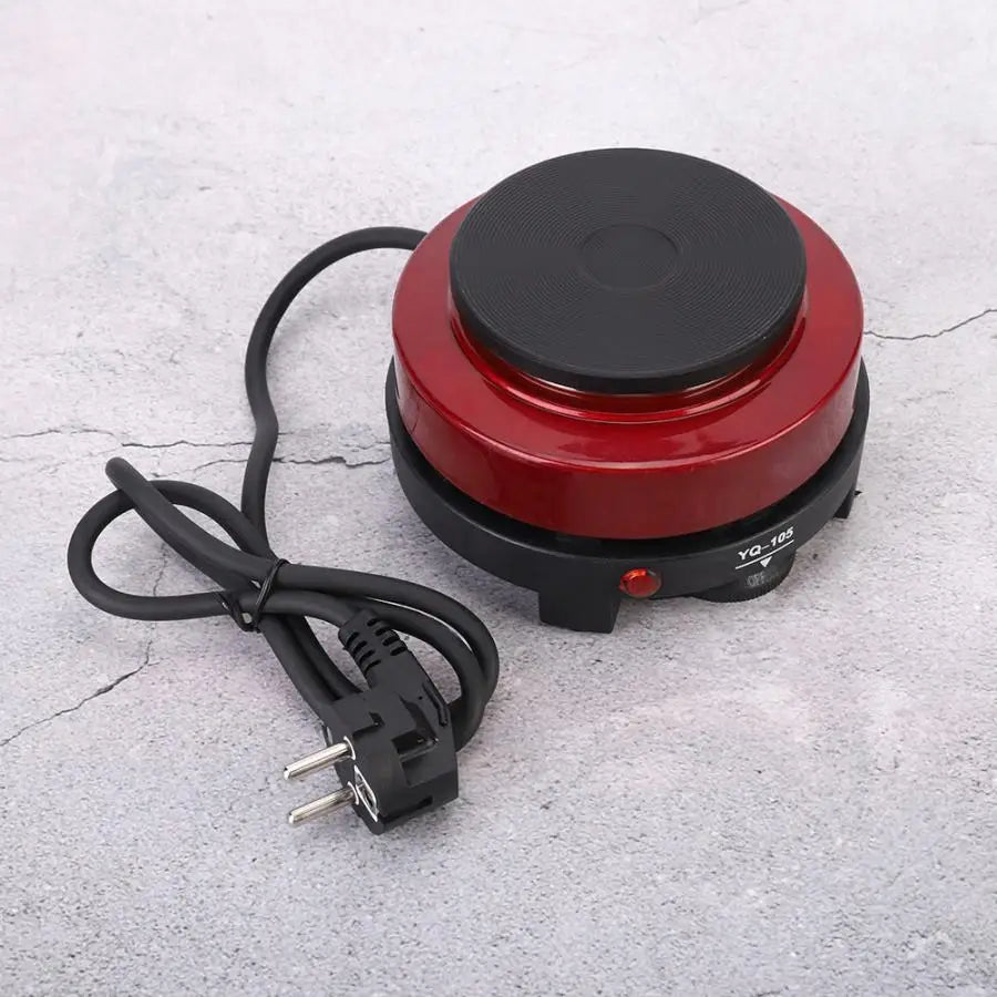 Mini estufa eléctrica, placa calefactora, placa de cocina, calentador de té y café multifunción, electrodoméstico, placas calefactoras para cocina, UE, 220 V, 500 W