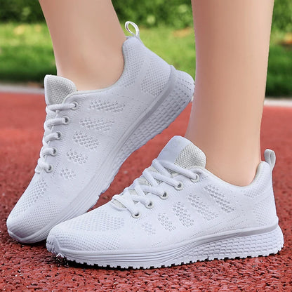 Men's and women's casual sports shoes, fashion woven air mesh sneakers, black non-slip footwear, breathable running shoes