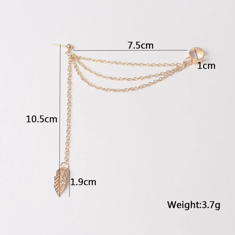 Leaf Clip Earrings Cool Stuff Clip Earring For Women Brincos Boucle D'oreille Aretes De Mujer Modernos 