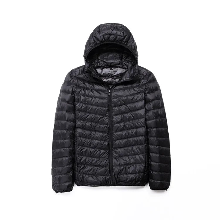 abrigo ligero con capucha acolchado de algodón para hombres chaqueta de algodón