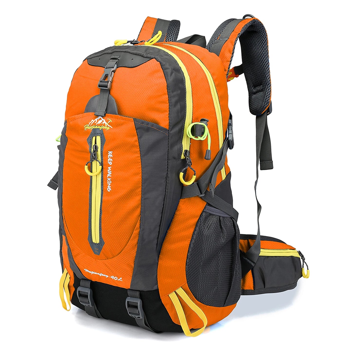 Mochila de viaje resistente al agua de 40L, mochila para acampar, senderismo, portátil, senderismo, escalada, bolsas traseras para hombres y mujeres