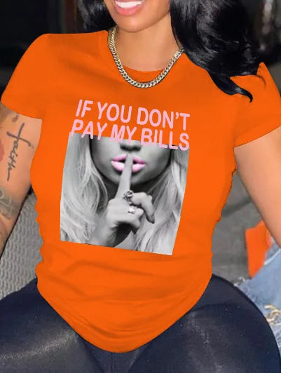 Camiseta holgada de manga corta con cuello redondo informal de gran tamaño con estampado de dibujos animados para mujer de verano