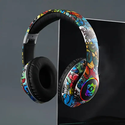 Auriculares Bluetooth  inalámbricos con luz LED