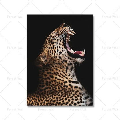 póster moderno de moda de lujo, leopardo, Tigre, perro, imagen artística nórdica, decoración del hogar