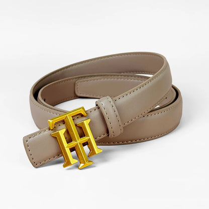 Cinturón con monograma y letras a la moda para mujer