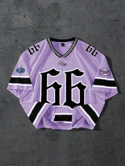 Camiseta Deportiva Casual Ligera y Transpirable con Estampado Digital