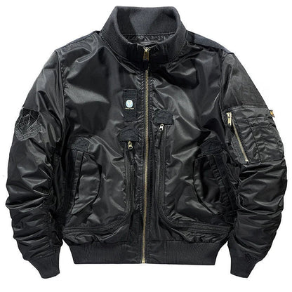 chaqueta Bomber funcional para hombre, traje de béisbol Retro de gran tamaño, abrigo, ropa de marca, Chaqueta corta para hombre