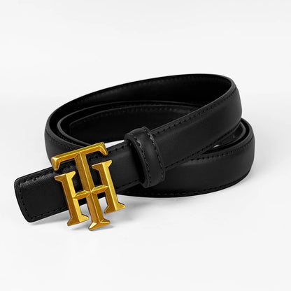 Cinturón con monograma y letras a la moda para mujer