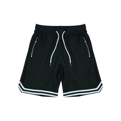 Pantalones cortos deportivos de baloncesto para hombre, de malla, de secado rápido, para gimnasio, para verano, para correr, informales, transpirables.