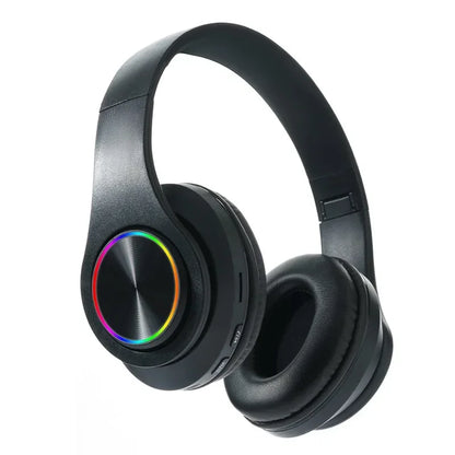 Auriculares Bluetooth plegables, inalámbricos con micrófono