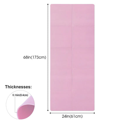 Esteras de Yoga EVA de 4MM de espesor, estera deportiva antideslizante, manta para ejercicio, Yoga y Pilates, estera de gimnasia, equipo de Fitness