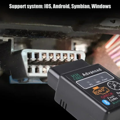 OBD2 Car Diagnostic Tool Bluetooth-Compatible Scanner Elm327 V1.5 OBDII Code Reader for Android IOS Windows