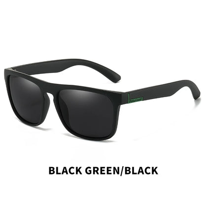 Gafas de sol polarizadas cuadradas vintage de moda para hombre y mujer, para conducir y pescar, de marca de lujo, de diseñador, con protección UV400.