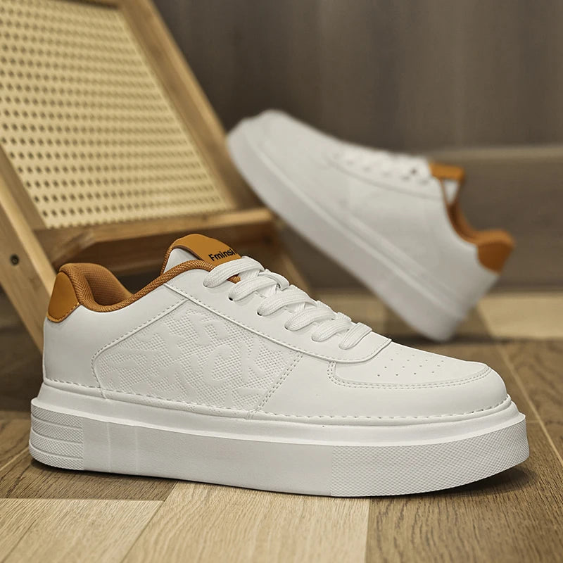 Zapatos de tabla para hombre, moda informal de verano, nueva suela gruesa, altura creciente, ligeros, antideslizantes,