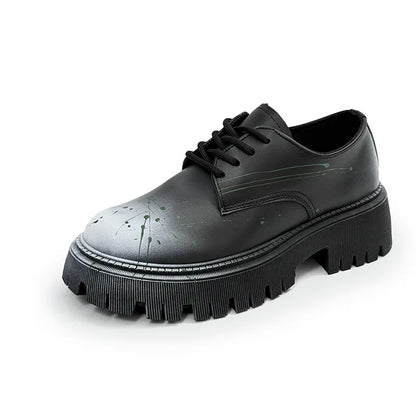 Botas para hombre, suela gruesa, zapatos informales para hombres