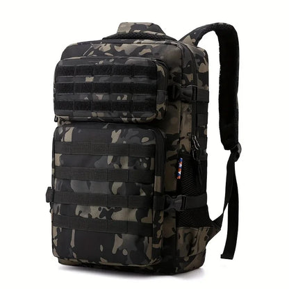 Mochilas tácticas, mochila de camuflaje para hombre, mochila para senderismo y acampada, mochila para deportes al aire libre multicapa de gran capacidad