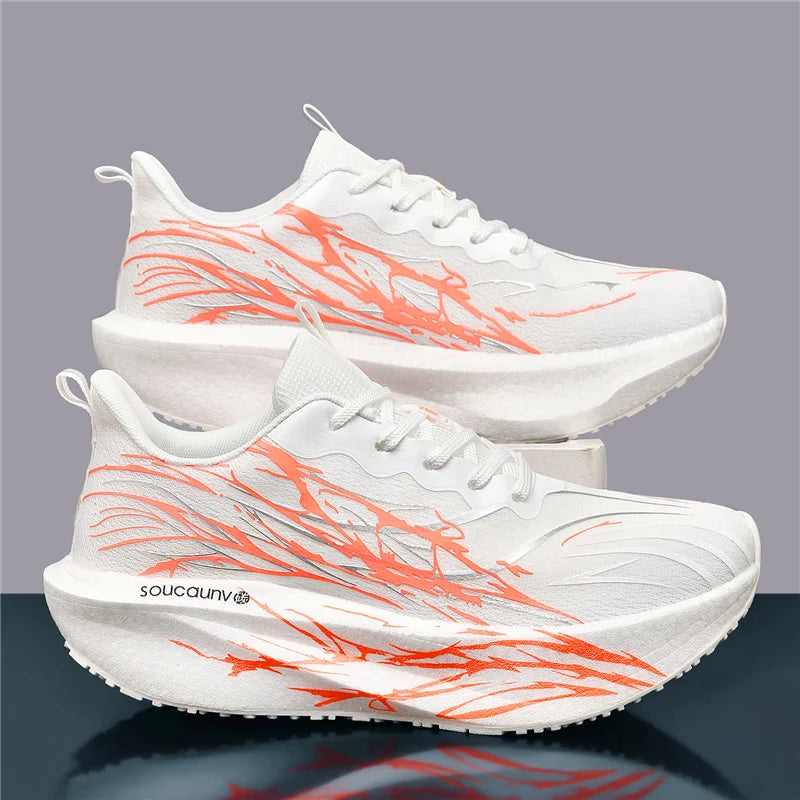 Zapatillas deportivas para hombres y mujeres con placa de carbono antideslizantes