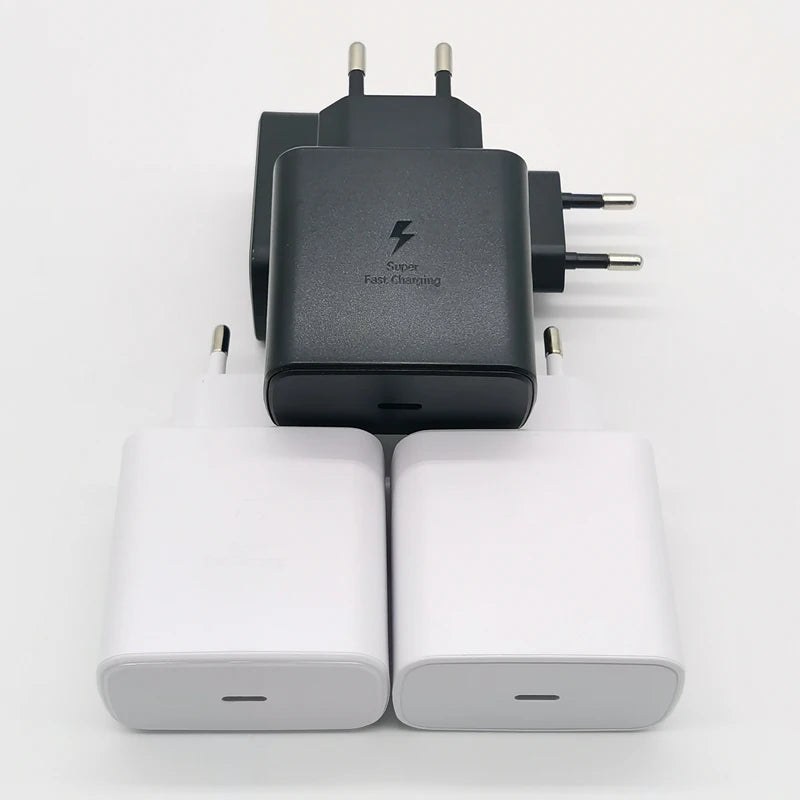 Cargador Samsung de 45 W, adaptador de carga superrápida de 1,8 M, tipo C, para Galaxy S24, S23, S22, S21, S20, Note 20, Ultra 10, Z Flip Fold 6, 5, 4, 3 y 2