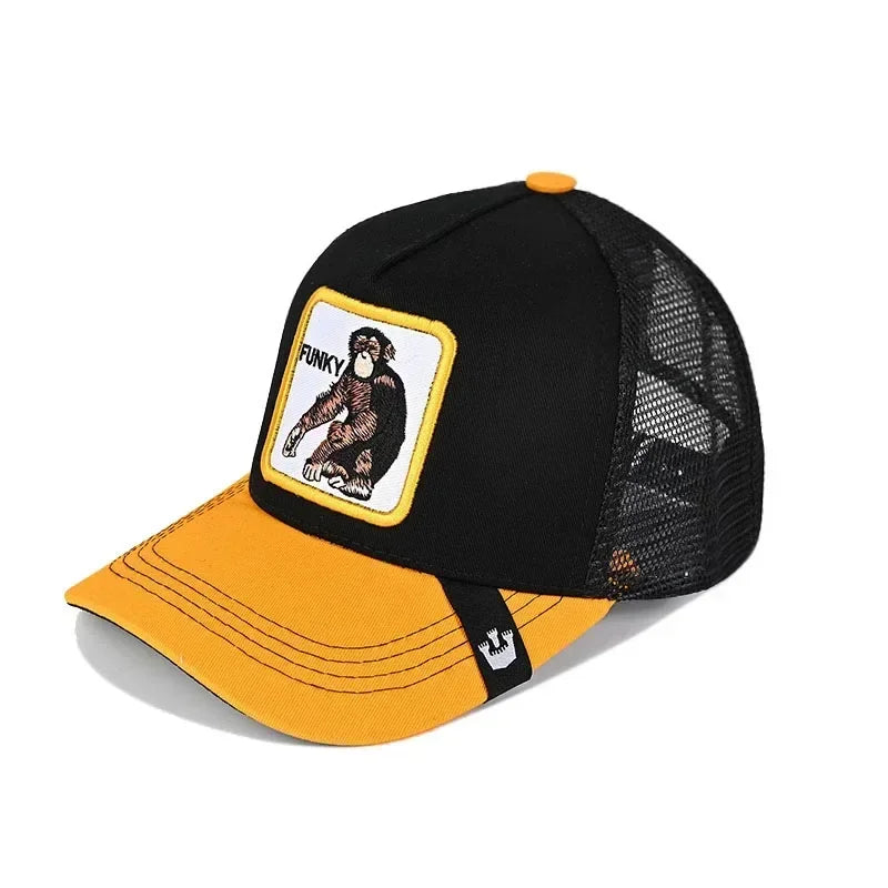 Gorra de béisbol bordada unisex, gorra de tiburón, gorra de animal, gorra de león, gorra de tigre, gorra de gallo, gorras de granja, gorras casuales, gorra de protección solar