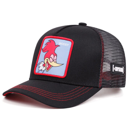Gorra de béisbol de dibujos animados de moda