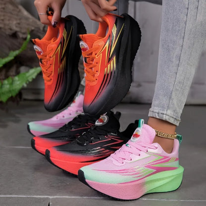 Zapatillas deportivas para correr informales para maratón transpirables ligeras cómodas atléticas y antideslizantes