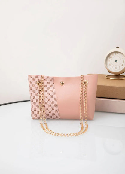 Nueva moda, bolso de cubo con cadena y estampado de lunares, bolso bandolera de un solo hombro