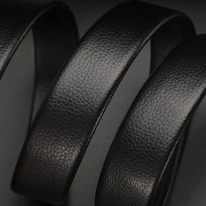 Cinturón  para hombre, cinturón de cuero con hebilla automática, cinturón de lujo para hombre, decoración de diamantes de imitación
