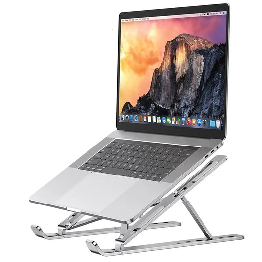 Soporte portátil de aluminio para portátil, soporte para Macbook Air Pro, accesorios, base plegable para portátil