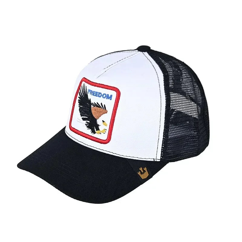 Gorra de béisbol bordada unisex, gorra de tiburón, gorra de animal, gorra de león, gorra de tigre, gorra de gallo, gorras de granja, gorras casuales, gorra de protección solar