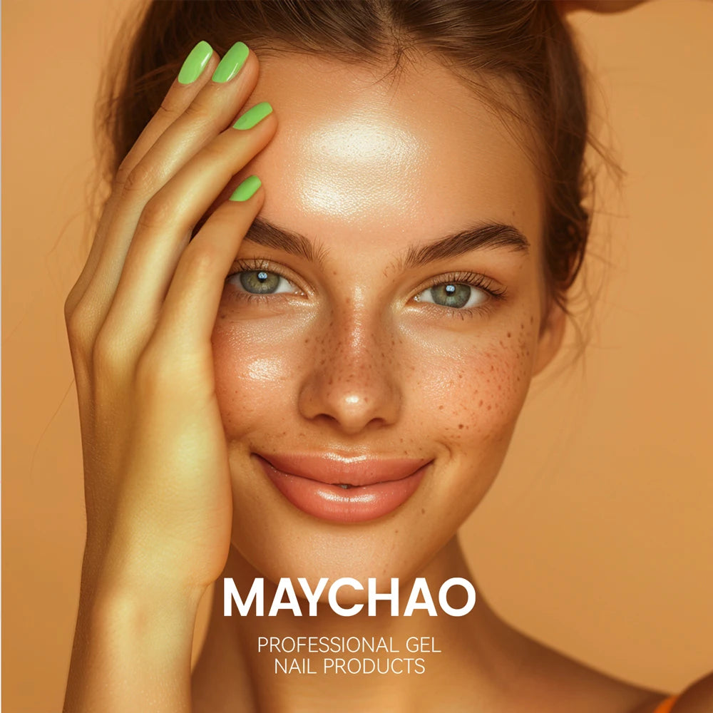 MAYCHAO 48 Colors Gel Nail Polish 5ml Portable French Nail Art Builder Gel Varnish Natural Color Transparent UV LED