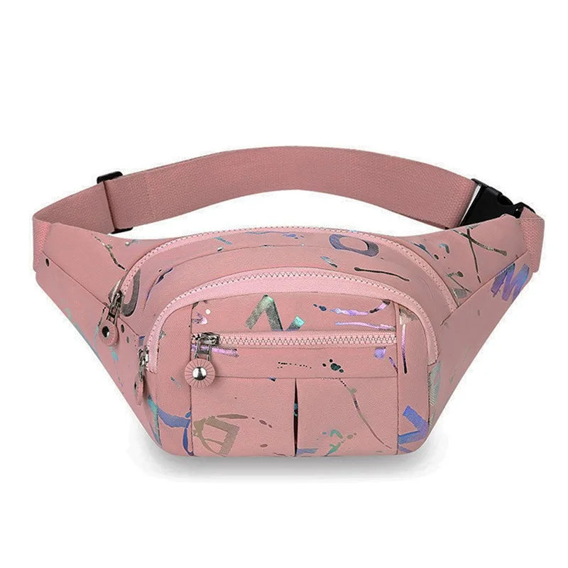 Riñonera de tela impermeable para mujer, bolso cruzado de diseñador, a la moda, tipo banana
