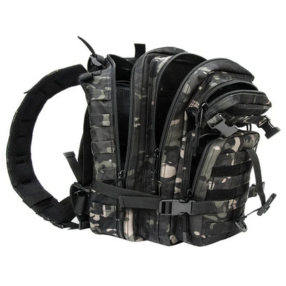 Mochila táctica de 35 litros, mochila de asalto Molle para hombres y mujeres, mochilas para viajes, camping, caza y senderismo