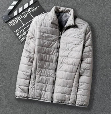 abrigo ligero con capucha acolchado de algodón para hombres chaqueta de algodón