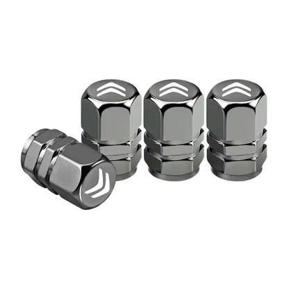 4 tapas antipolvo para válvula de neumático de rueda de coche, para Citroën Celysee C4 C3 C5 C1 C2 C6 Aircross Picasso Cactus Berlingo