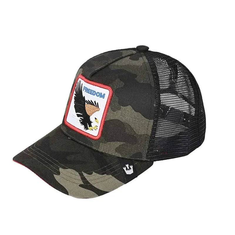 Gorra de béisbol bordada unisex, gorra de tiburón, gorra de animal, gorra de león, gorra de tigre, gorra de gallo, gorras de granja, gorras casuales, gorra de protección solar