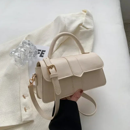 Bolso de cuero de Pu para mujer, bolso cruzado a la moda