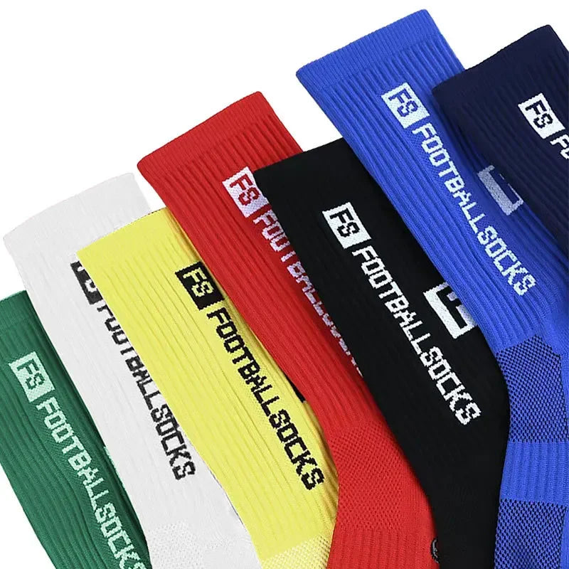 3 pares de calcetines resistentes de fútbol antideslizantes para hombres y mujeres