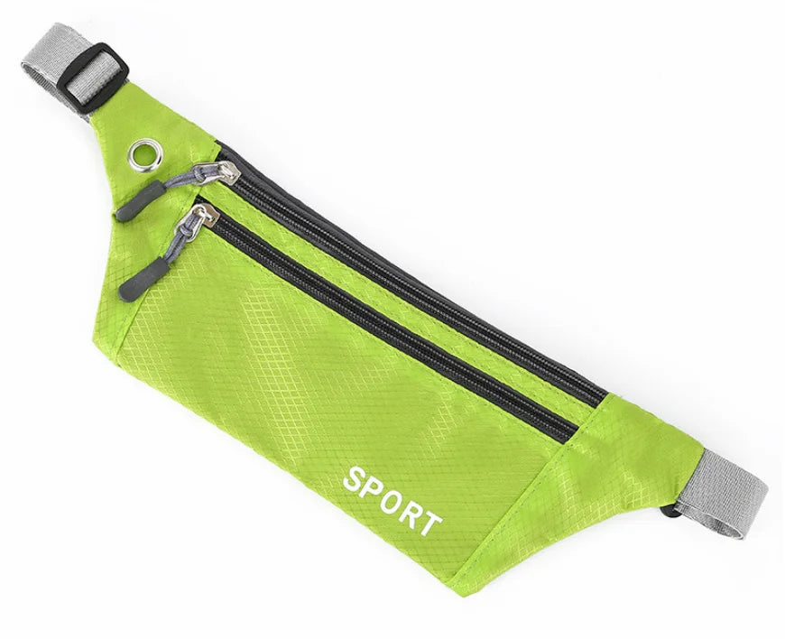 Riñonera deportiva para teléfono para hombre, riñonera ultrafina impermeable, Mini riñonera, nueva bolsa de cintura ligera para correr para mujer