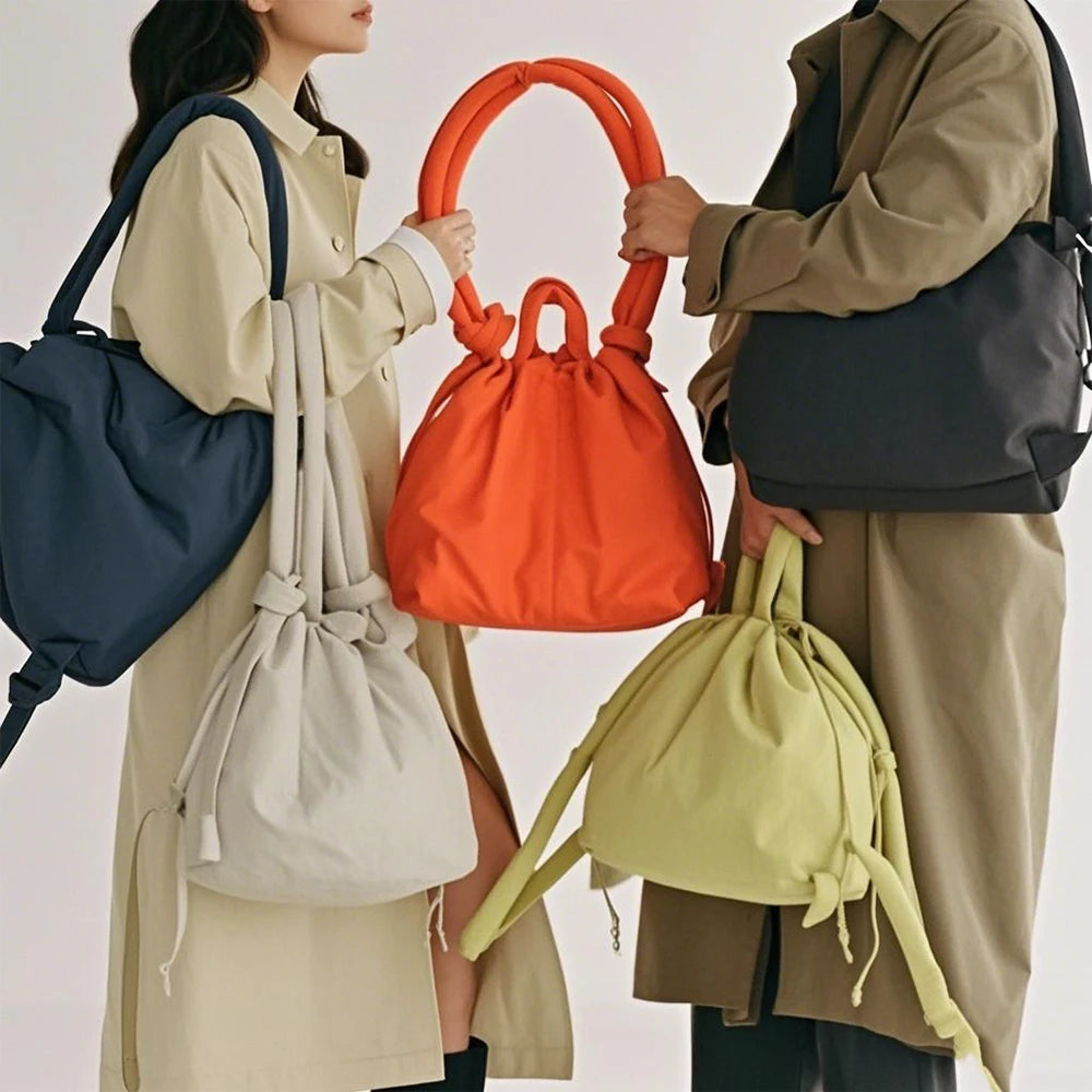 Mochila acolchada para mujer, bolso de mano con asa superior, bolso de hombro